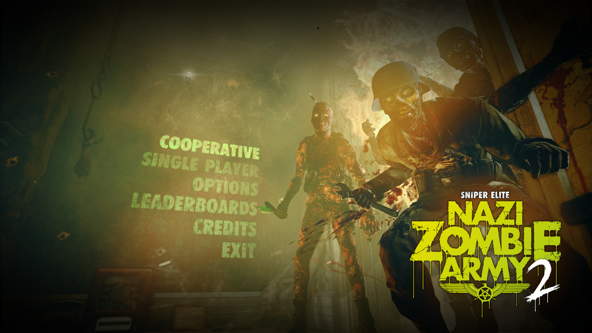 895493 sniper elite nazi zombie army 2 windows screenshot main menu Download Sniper Elite: Nazi Zombie Army 2 for PC