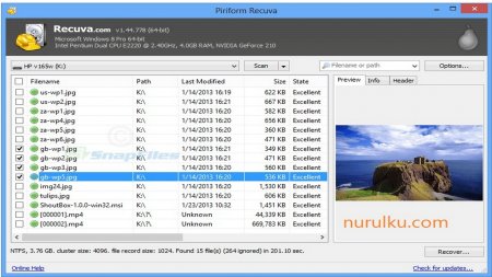 Recuva download torrent For PC Recuva download torrent For PC