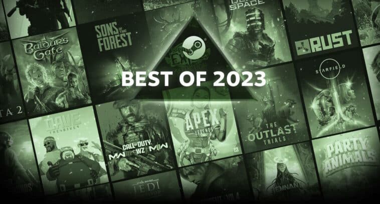 The most popular and best-selling games on Steam in 2023 have been named