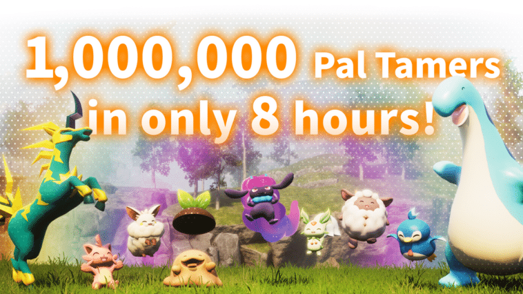 Palworld celebrates success - 370 thousand online on Steam and 1 million copies sold in just 8 hours