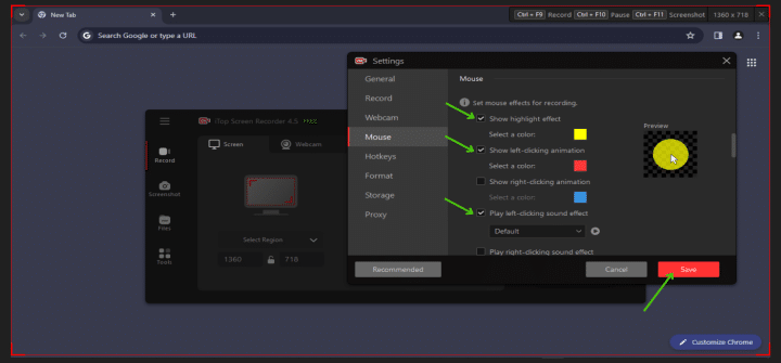 image 13 How to Record Screen & Audio together with iTop Screen Recorder? 