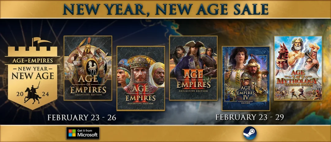 1708766971 520 All news from the show New Year New Era for All news from the show “New Year, New Era” for the Age of Empires and Age of Mythology franchises