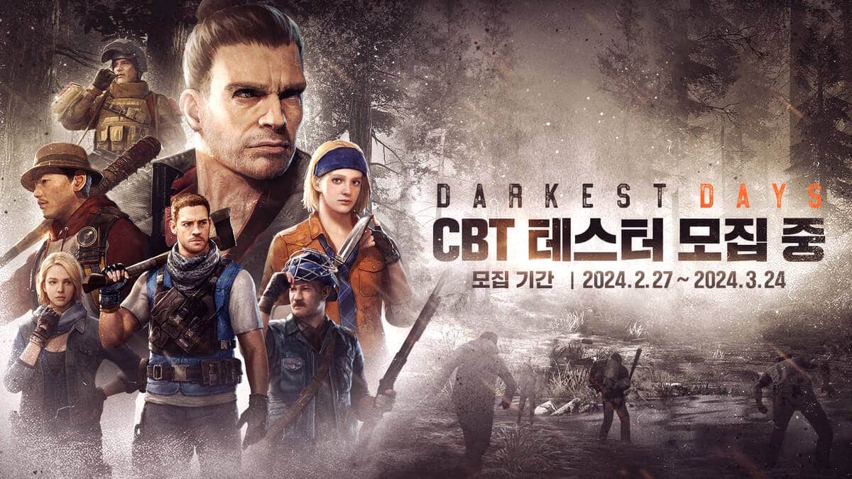 The first testing of the cross platform shooter Darkest Days will The first testing of the cross-platform shooter Darkest Days will take place in March 2024