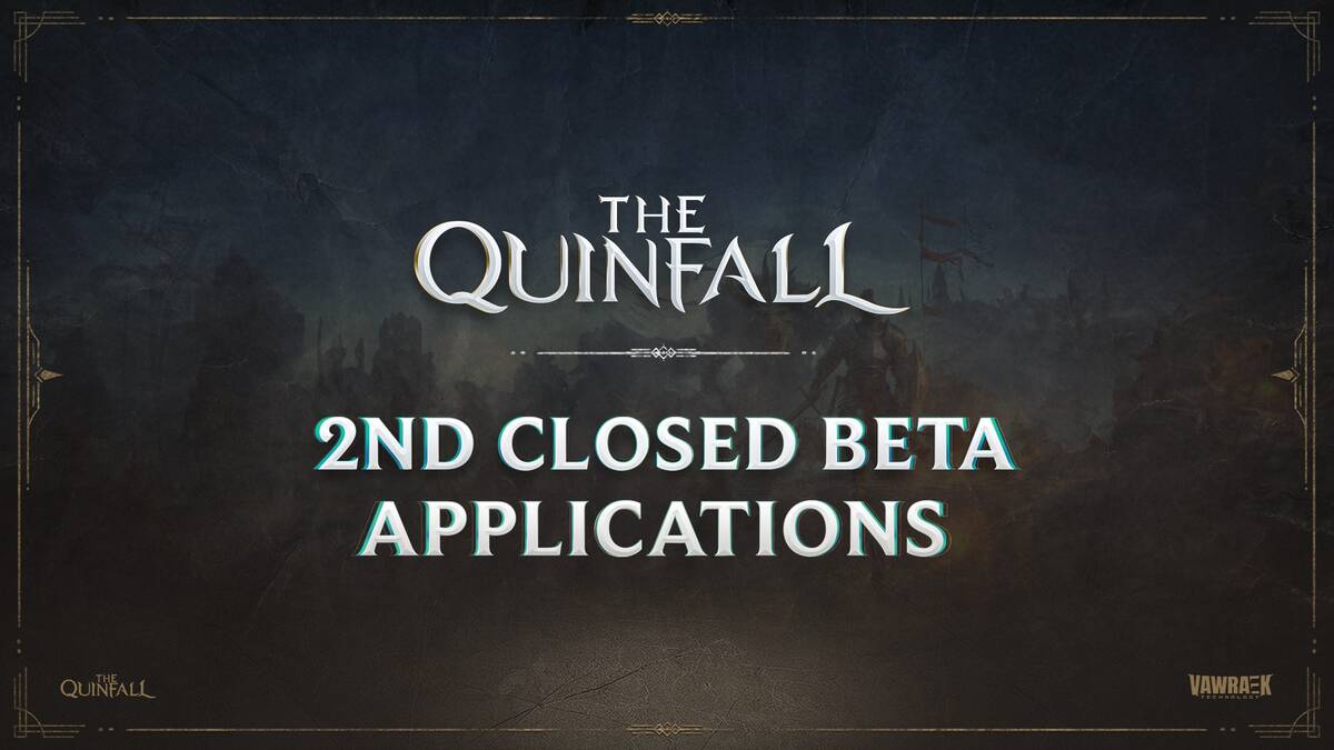 Applications for the second beta test of MMORPG The Quinfall Applications for the second beta test of MMORPG The Quinfall have opened