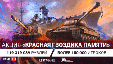 Players of World of Tanks, World of Ships and Tanks Blitz for WWII veterans collected more than 119 million rubles